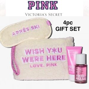 PINK VICTORIA SECRET Fresh & Clean 4-Piece Gift Set size 2.5 fl oz    NWT